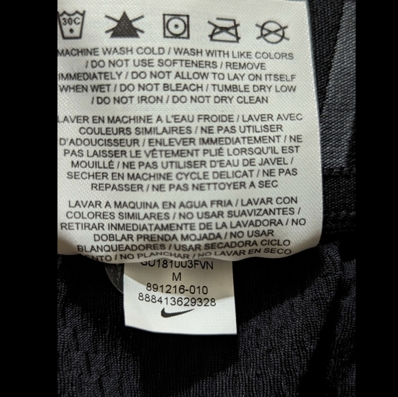 RARE Nike Dri Fit Drawstring Shorts NWT VTG Style Explosive Graphic Logo Coupe M - Picture 8 of 10